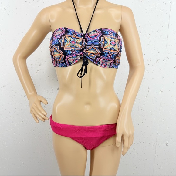 Seafolly size 6 Southwest Bandeau Hipster 2 Piece Bikini NEW with Tags - Picture 1 of 15